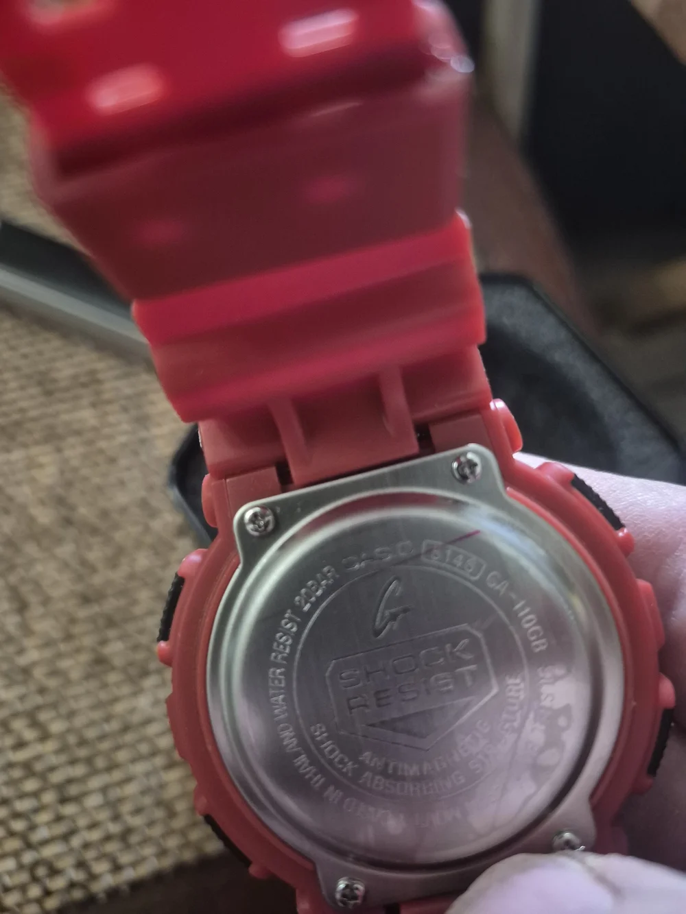 Casio G-Shock Red Multicolor Sport Watch - Picture 8 of 11